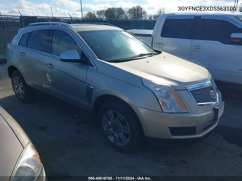 2013 Cadillac Srx Luxury Collection VIN: 3GYFNCE3XDS563100 Lot: 40818765