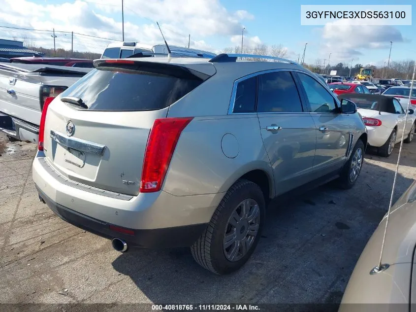 2013 Cadillac Srx Luxury Collection VIN: 3GYFNCE3XDS563100 Lot: 40818765