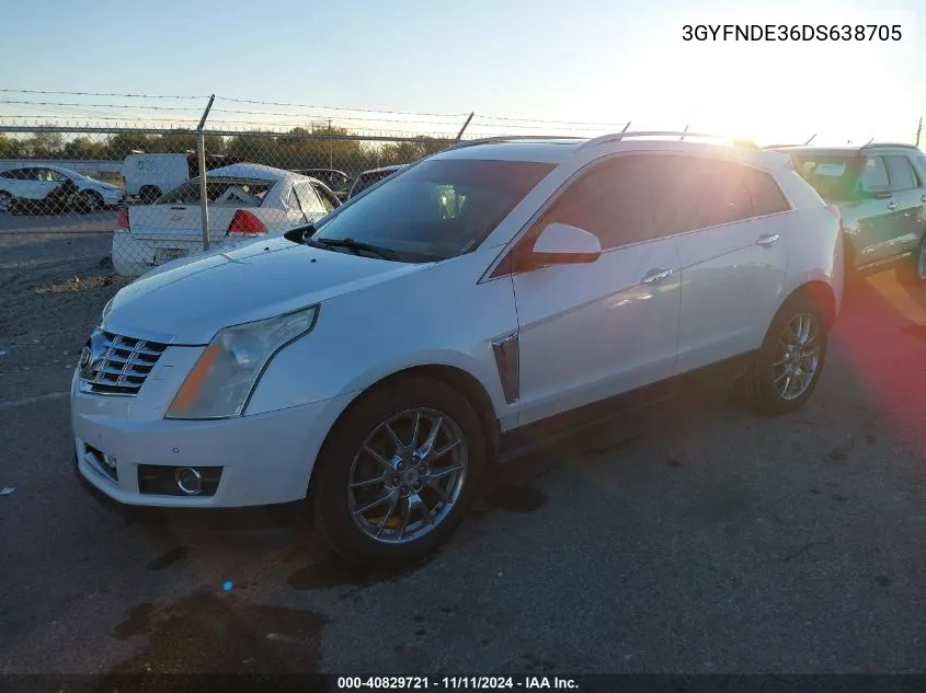 2013 Cadillac Srx Performance Collection VIN: 3GYFNDE36DS638705 Lot: 40829721