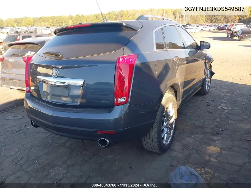 2013 Cadillac Srx Premium Collection VIN: 3GYFNJE3XDS549587 Lot: 40843760