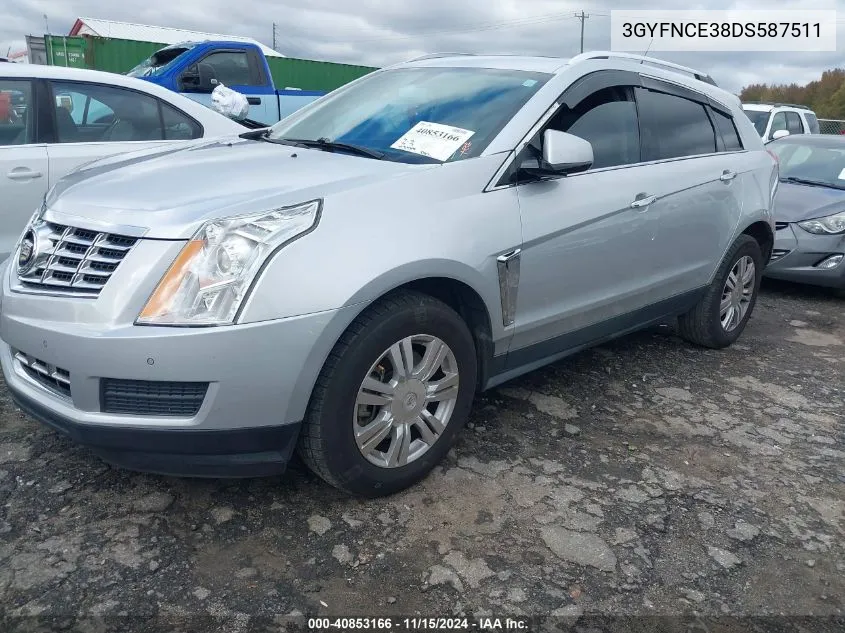 3GYFNCE38DS587511 2013 Cadillac Srx Luxury Collection