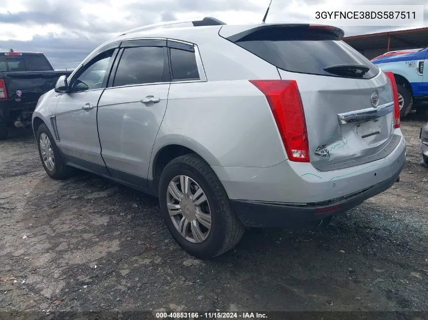 3GYFNCE38DS587511 2013 Cadillac Srx Luxury Collection