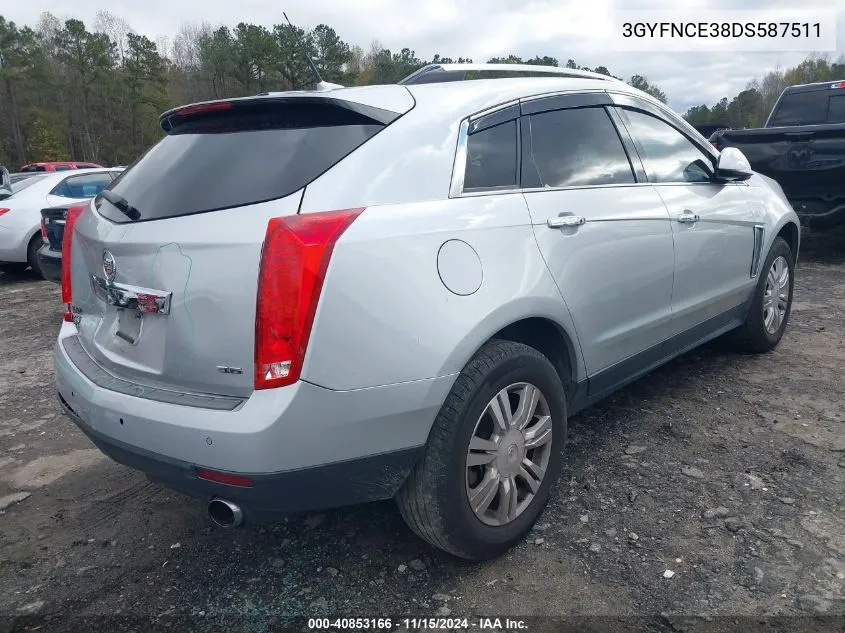 3GYFNCE38DS587511 2013 Cadillac Srx Luxury Collection