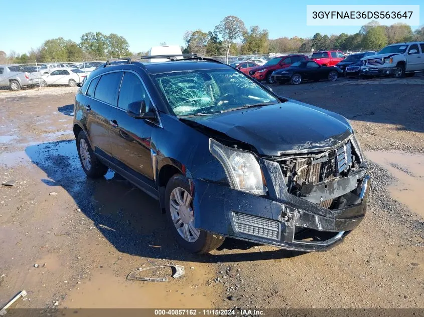 3GYFNAE36DS563647 2013 Cadillac Srx Standard