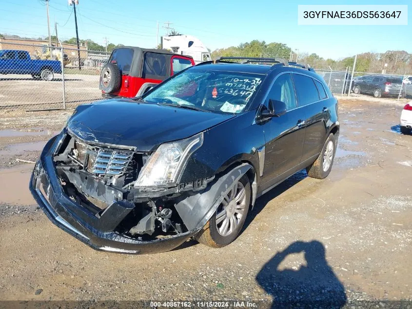 3GYFNAE36DS563647 2013 Cadillac Srx Standard