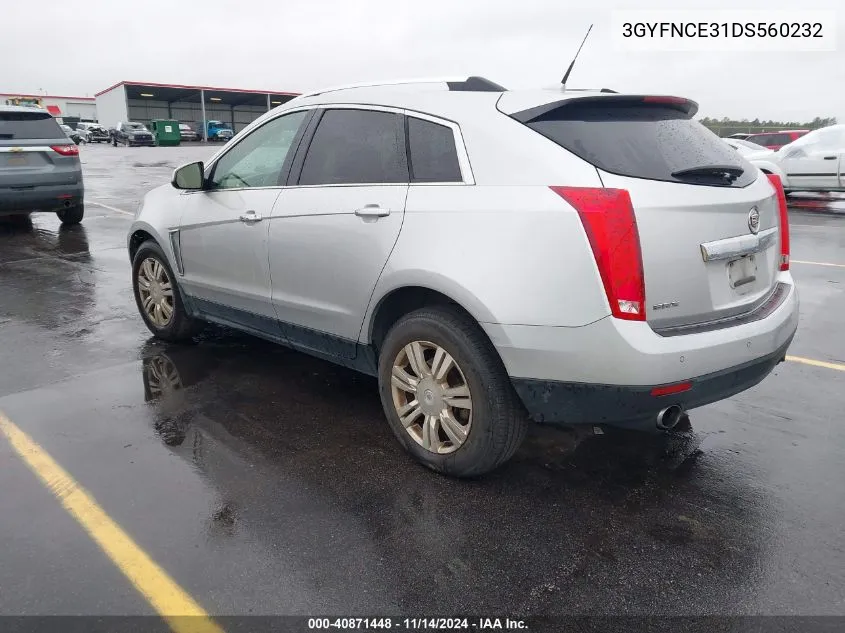 3GYFNCE31DS560232 2013 Cadillac Srx Luxury Collection