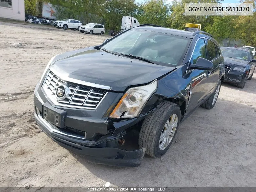 2014 Cadillac Srx V6 4Dr 2Wd VIN: 3GYFNAE39ES611370 Lot: 12112017