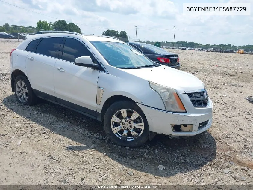 2014 Cadillac Srx Luxury Collection VIN: 3GYFNBE34ES687729 Lot: 39626820