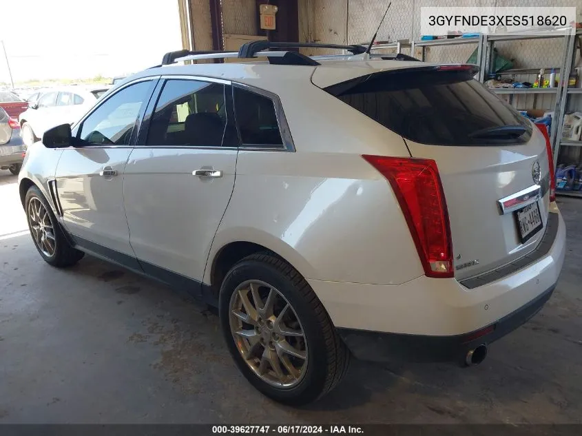 3GYFNDE3XES518620 2014 Cadillac Srx Premium Collection