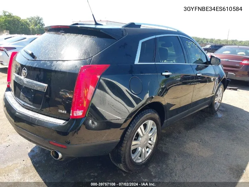 3GYFNBE34ES610584 2014 Cadillac Srx Luxury Collection