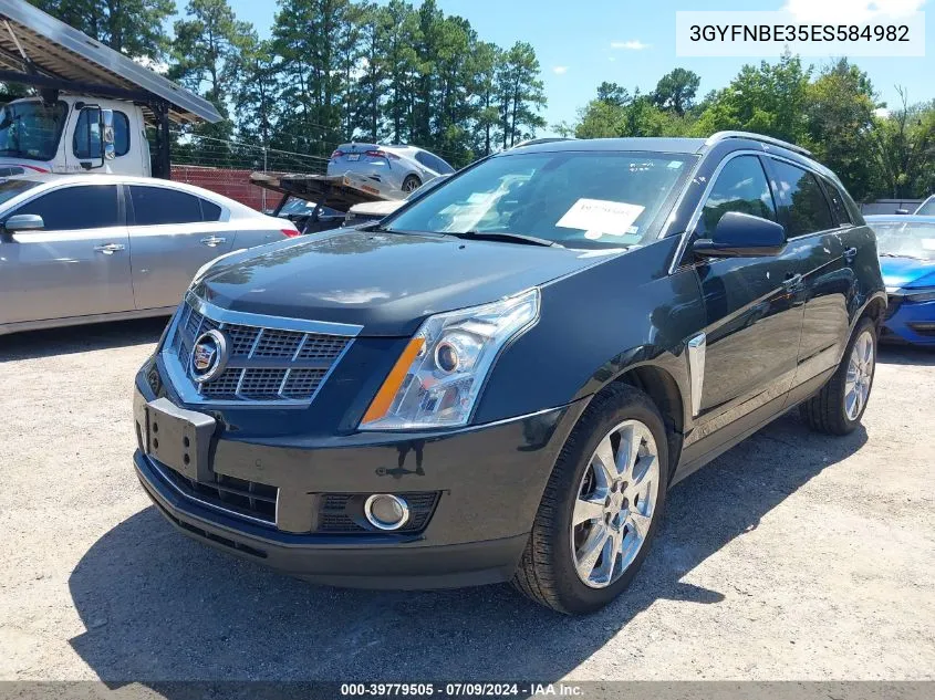 3GYFNBE35ES584982 2014 Cadillac Srx Luxury Collection