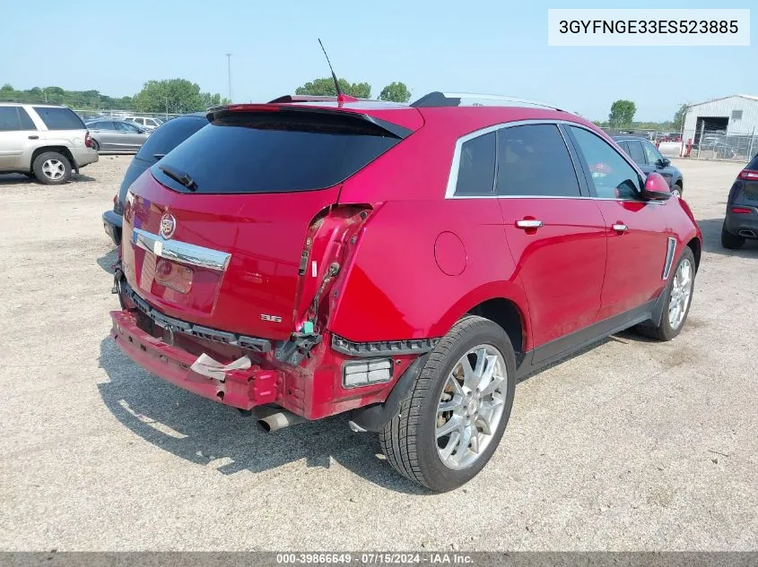 3GYFNGE33ES523885 2014 Cadillac Srx Premium Collection