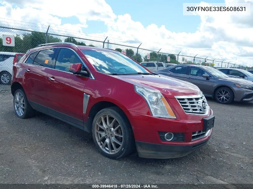 2014 Cadillac Srx Premium Collection VIN: 3GYFNGE33ES608631 Lot: 39946418