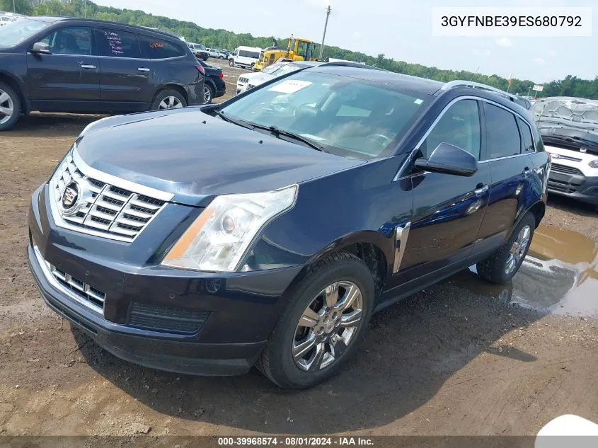 2014 Cadillac Srx Luxury Collection VIN: 3GYFNBE39ES680792 Lot: 39968574