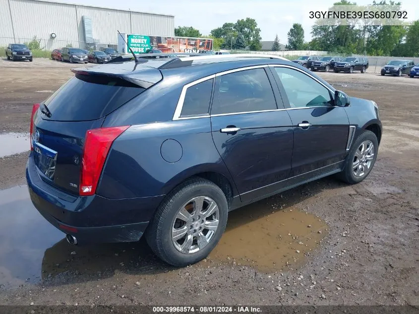 3GYFNBE39ES680792 2014 Cadillac Srx Luxury Collection