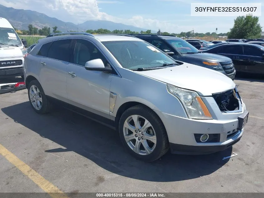 2014 Cadillac Srx Performance Collection VIN: 3GYFNFE32ES516307 Lot: 40015315