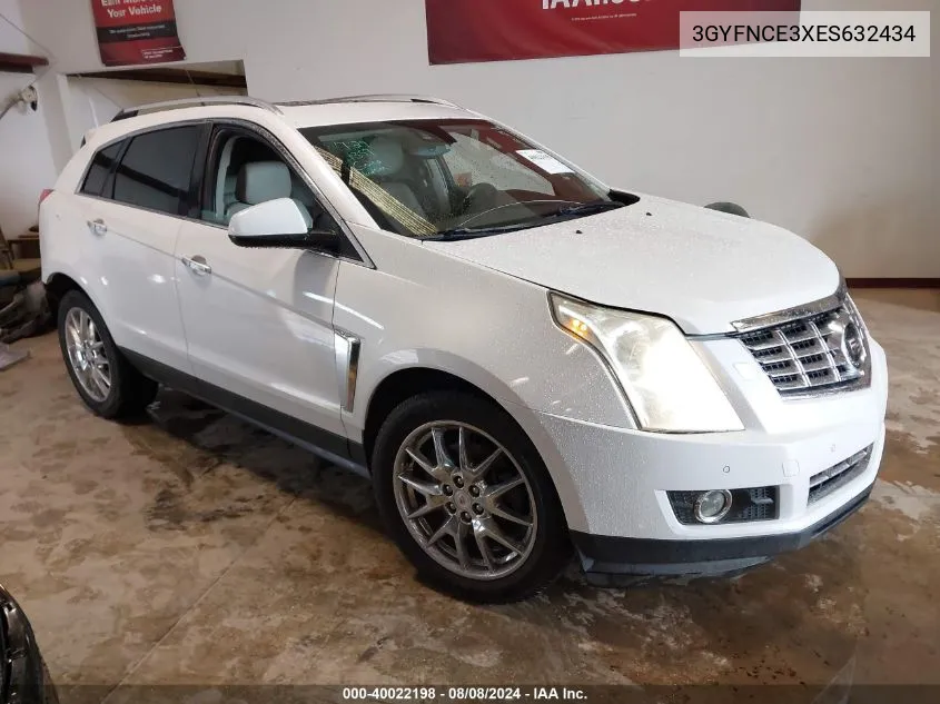 2014 Cadillac Srx Performance Collection VIN: 3GYFNCE3XES632434 Lot: 40022198