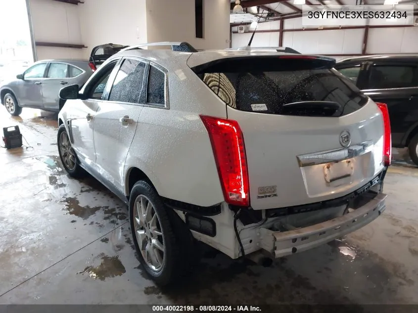 2014 Cadillac Srx Performance Collection VIN: 3GYFNCE3XES632434 Lot: 40022198