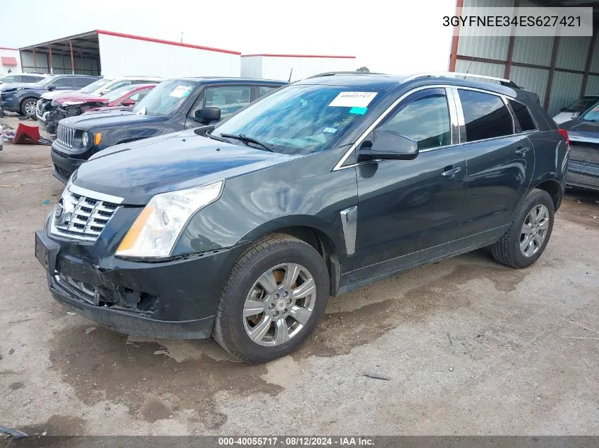 3GYFNEE34ES627421 2014 Cadillac Srx Luxury Collection