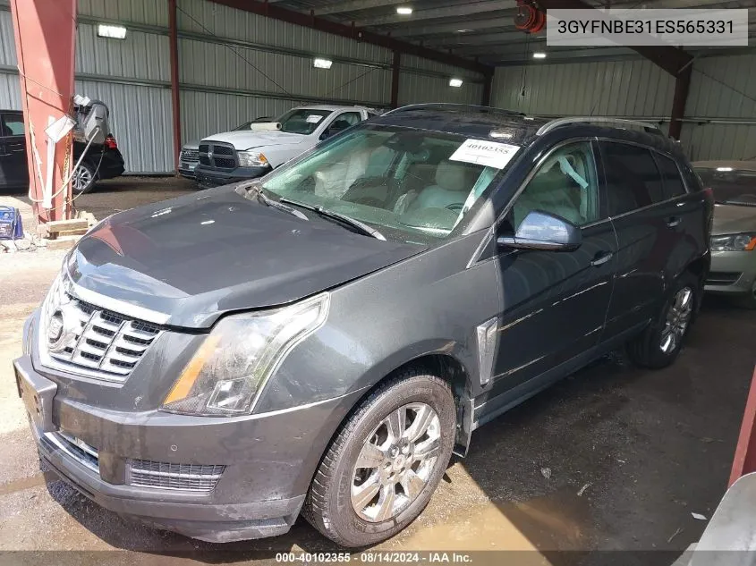 3GYFNBE31ES565331 2014 Cadillac Srx Luxury Collection