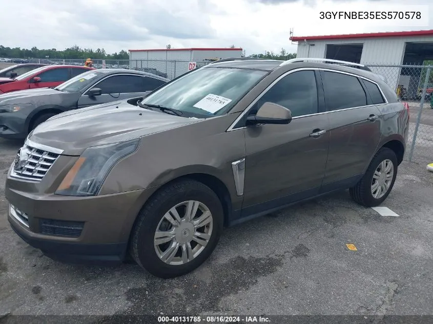 3GYFNBE35ES570578 2014 Cadillac Srx Luxury Collection