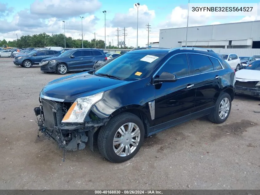 3GYFNBE32ES564527 2014 Cadillac Srx Luxury Collection