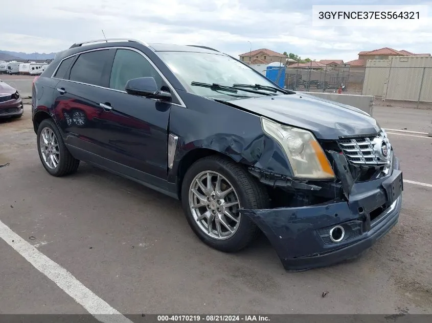 2014 Cadillac Srx Performance Collection VIN: 3GYFNCE37ES564321 Lot: 40170219