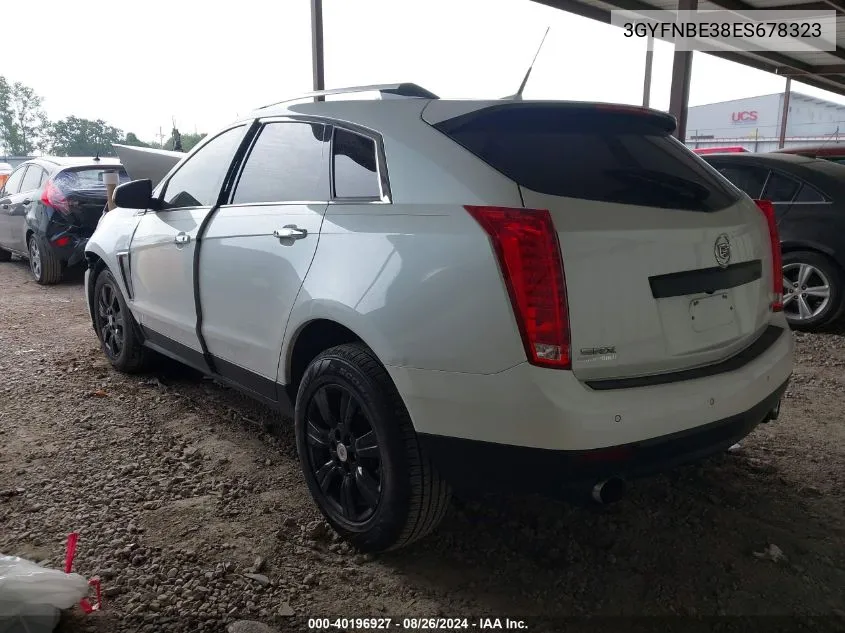 2014 Cadillac Srx Luxury Collection VIN: 3GYFNBE38ES678323 Lot: 40196927