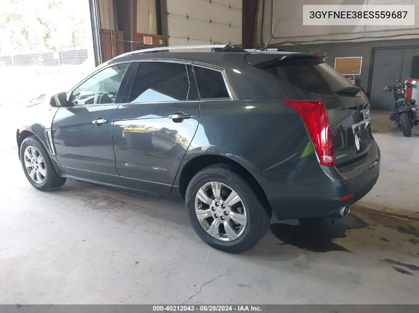 3GYFNEE38ES559687 2014 Cadillac Srx Luxury Collection