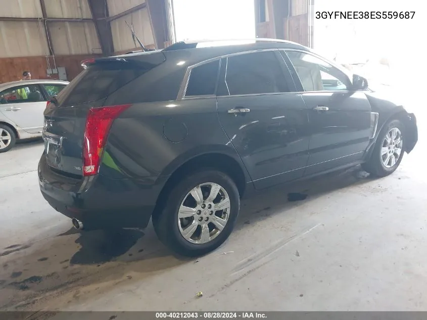 3GYFNEE38ES559687 2014 Cadillac Srx Luxury Collection