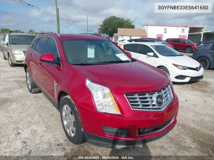 3GYFNBE33ES641650 2014 Cadillac Srx Luxury Collection