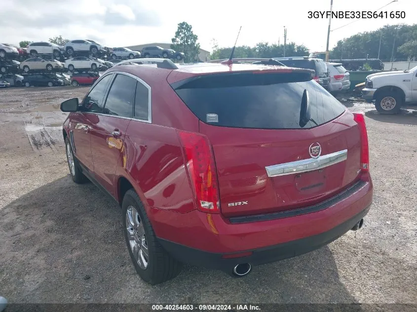 3GYFNBE33ES641650 2014 Cadillac Srx Luxury Collection