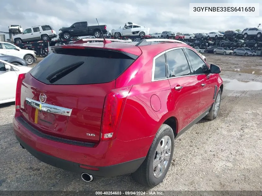 3GYFNBE33ES641650 2014 Cadillac Srx Luxury Collection