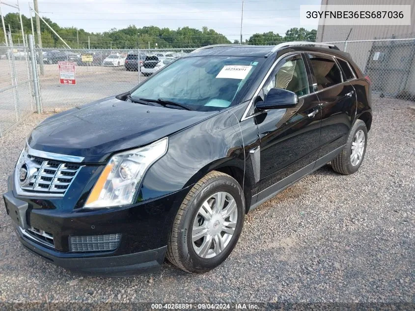 2014 Cadillac Srx Luxury Collection VIN: 3GYFNBE36ES687036 Lot: 40258891