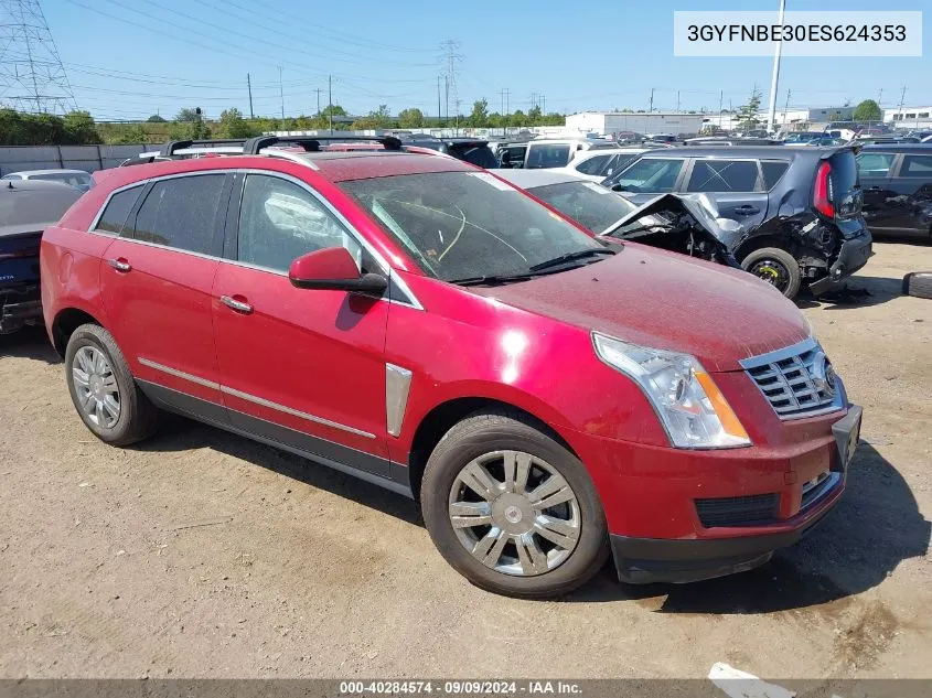 2014 Cadillac Srx Luxury Collection VIN: 3GYFNBE30ES624353 Lot: 40284574