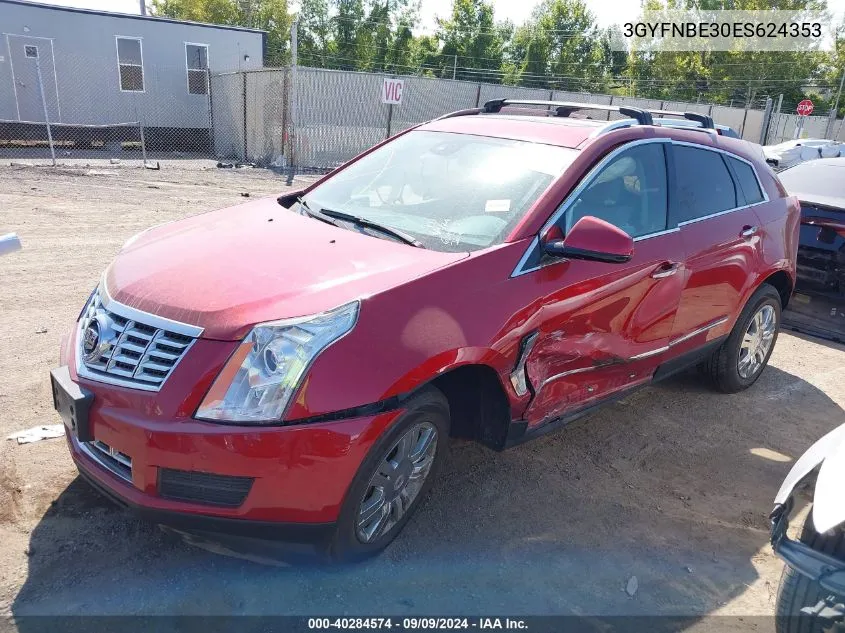 2014 Cadillac Srx Luxury Collection VIN: 3GYFNBE30ES624353 Lot: 40284574