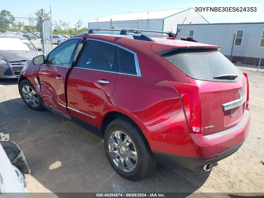 2014 Cadillac Srx Luxury Collection VIN: 3GYFNBE30ES624353 Lot: 40284574