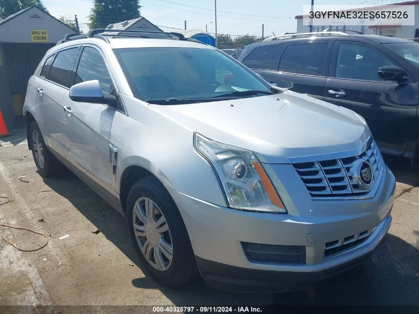 3GYFNAE32ES657526 2014 Cadillac Srx Standard