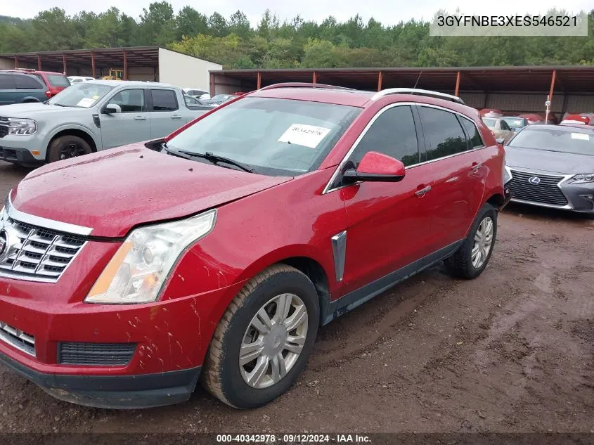 2014 Cadillac Srx Luxury Collection VIN: 3GYFNBE3XES546521 Lot: 40342978