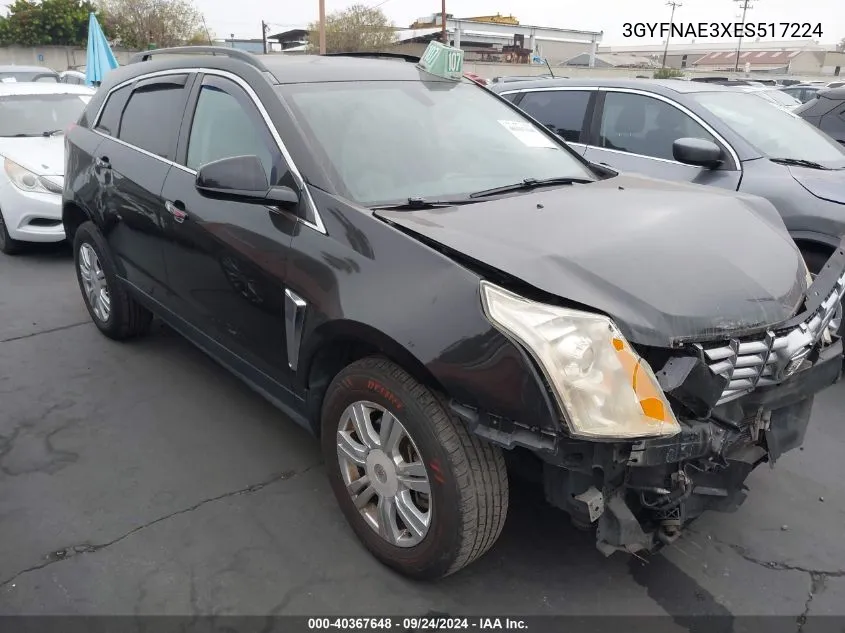 3GYFNAE3XES517224 2014 Cadillac Srx Standard