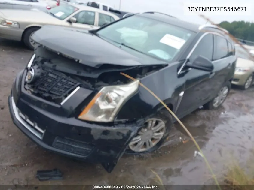 2014 Cadillac Srx Luxury Collection VIN: 3GYFNBE37ES546671 Lot: 40400049