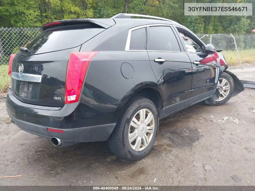 3GYFNBE37ES546671 2014 Cadillac Srx Luxury Collection