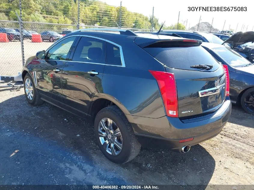 3GYFNEE38ES675083 2014 Cadillac Srx Luxury Collection