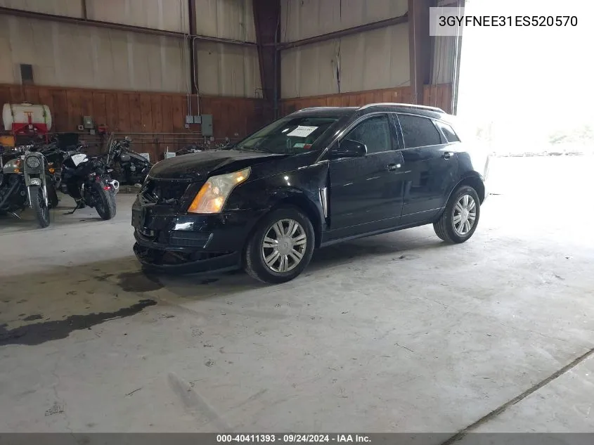 2014 Cadillac Srx Luxury Collection VIN: 3GYFNEE31ES520570 Lot: 40411393