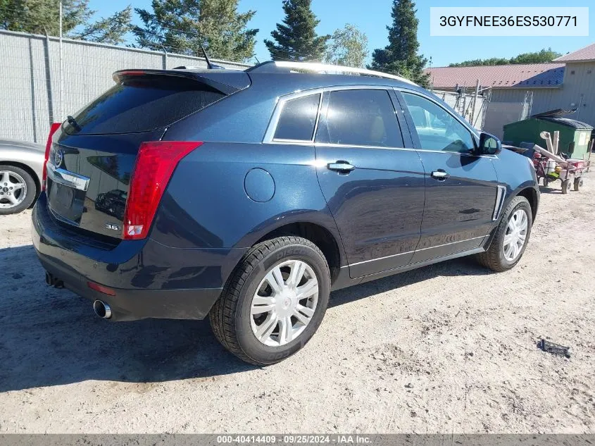 3GYFNEE36ES530771 2014 Cadillac Srx Luxury Collection