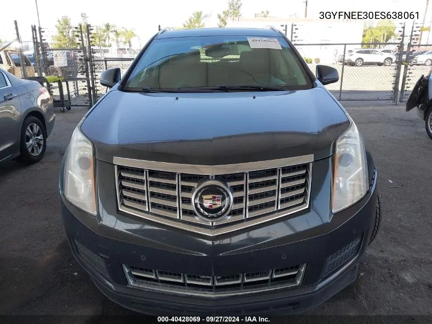 3GYFNEE30ES638061 2014 Cadillac Srx Luxury Collection