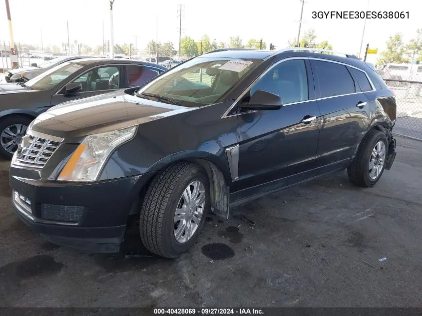 2014 Cadillac Srx Luxury Collection VIN: 3GYFNEE30ES638061 Lot: 40428069