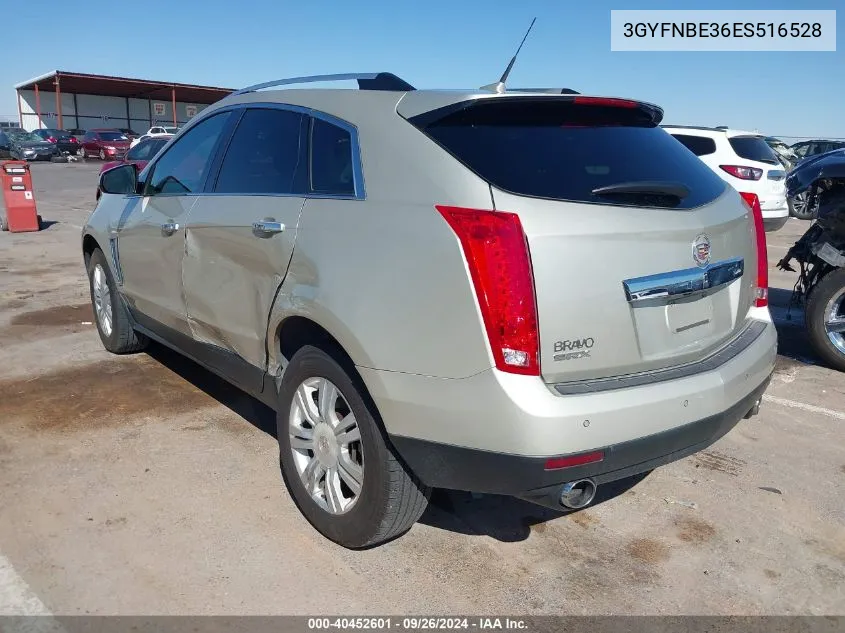 3GYFNBE36ES516528 2014 Cadillac Srx Luxury Collection