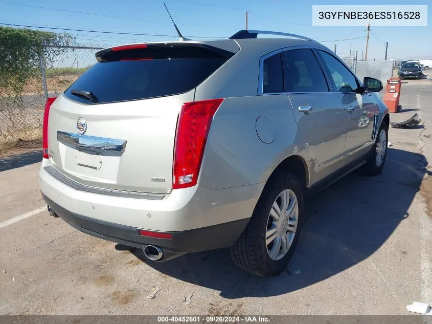 3GYFNBE36ES516528 2014 Cadillac Srx Luxury Collection