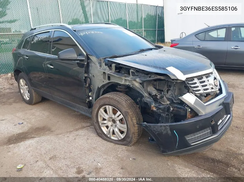 3GYFNBE36ES585106 2014 Cadillac Srx Luxury Collection